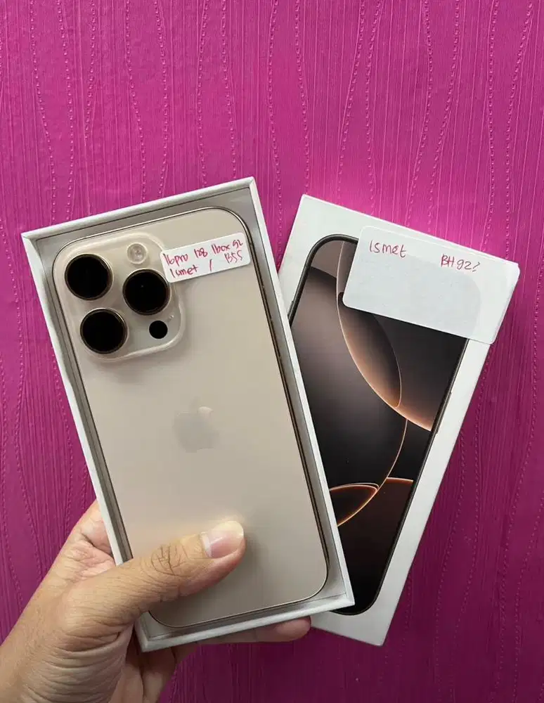 iPhone 16 PRO 128GB, iBox, DESSERT TITANIUM