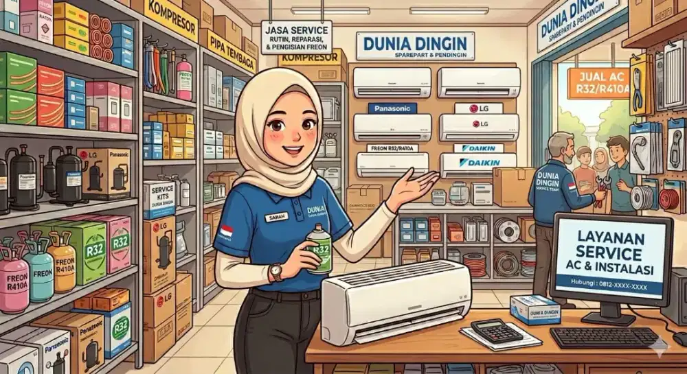Jasa Service AC, Instalasi AC Dll