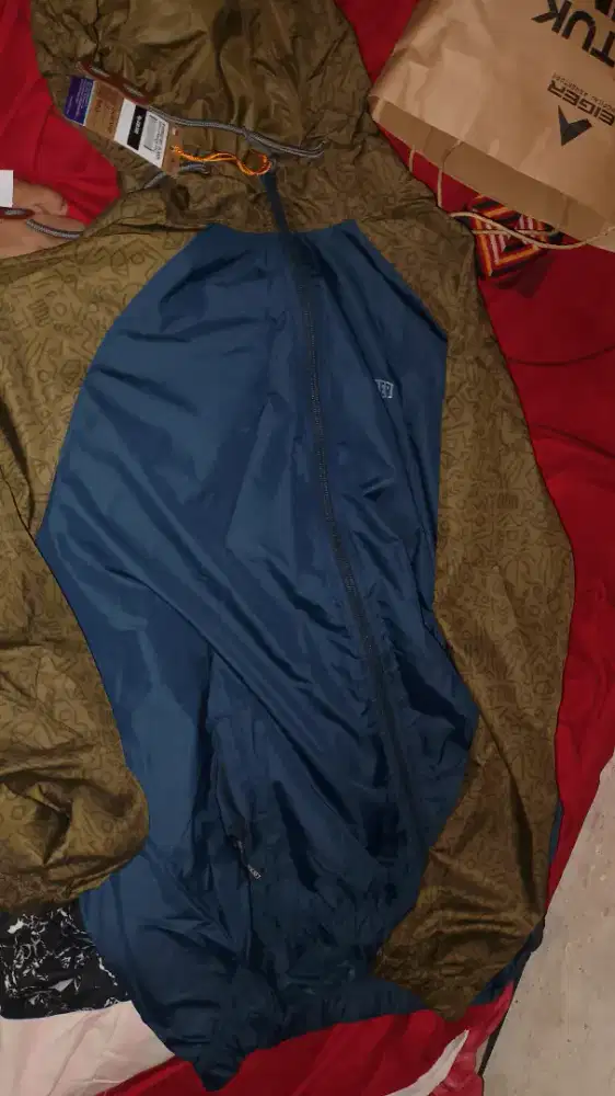 Jaket wind proof eiger + celana cargo eiger NEW