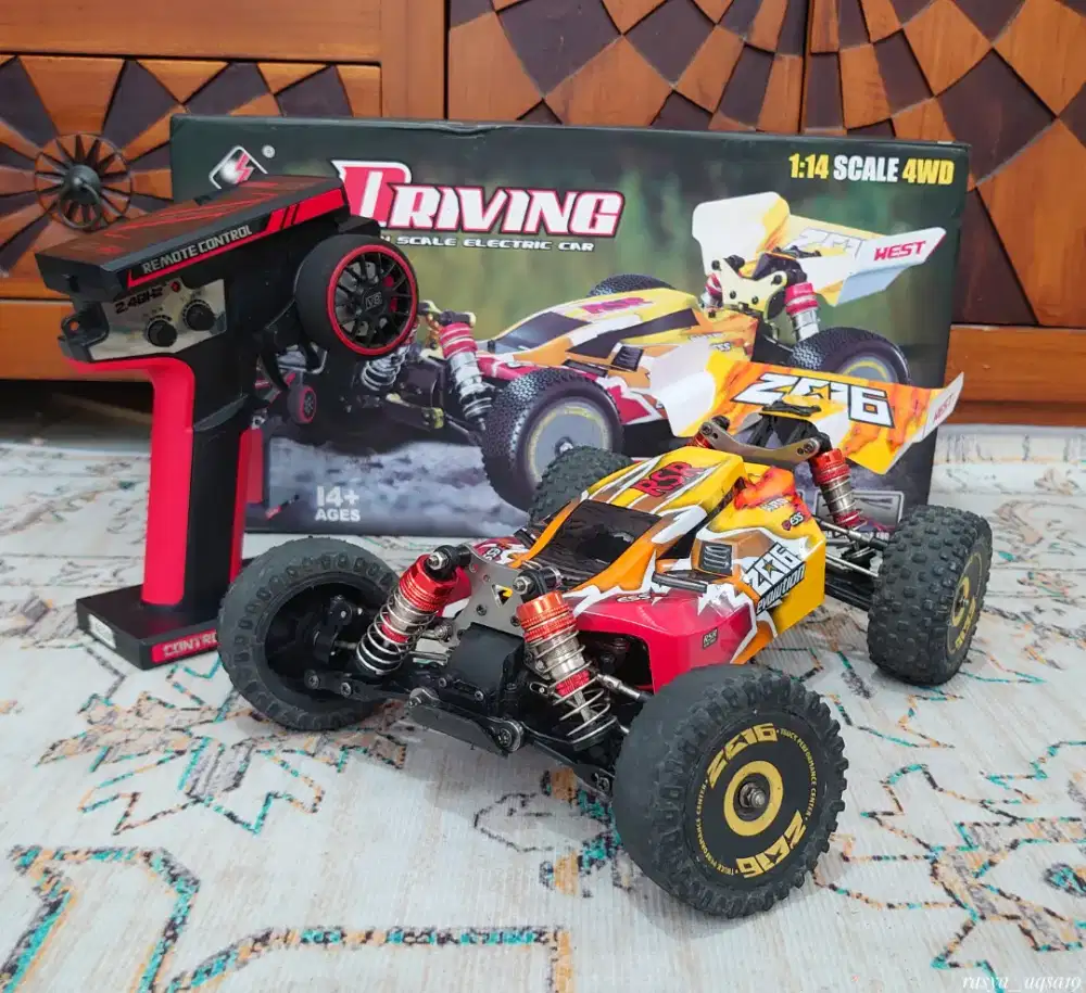 Wltoys 144010 RTR brushles kenceng siap main