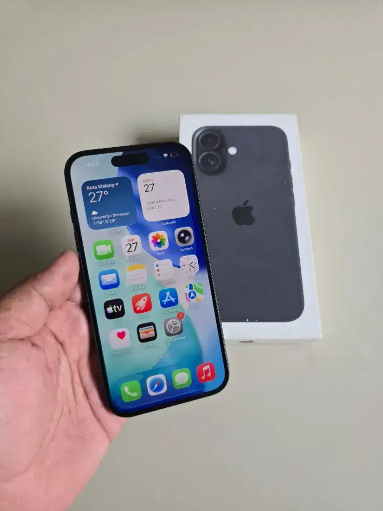 iPhone 16 128gb iBox Resmi Indo Fullset Normal Murah