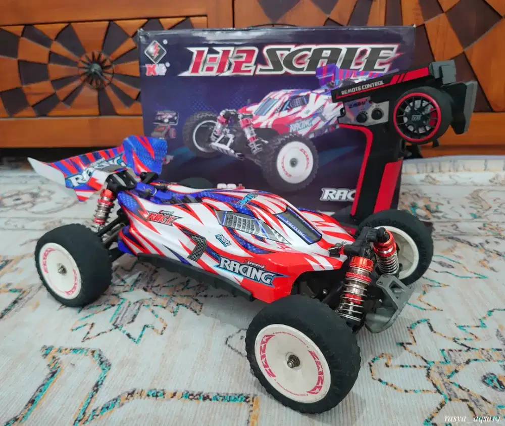 Wltoys 124008 brushles RTR skala 1:12 kenceng siap main