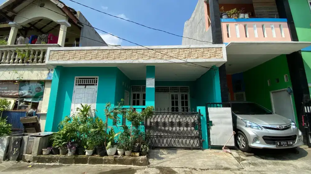 Dikontrak kan rumah di pondok ungu permai, dekat sekolah SD-SMA