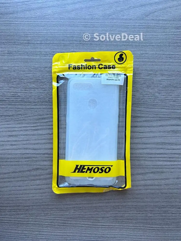 Case Oppo F9 Putih Soft Case Cover