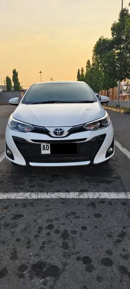Toyota Yaris New Tipe G AT 2018 Putih AD T1 Km 40rb