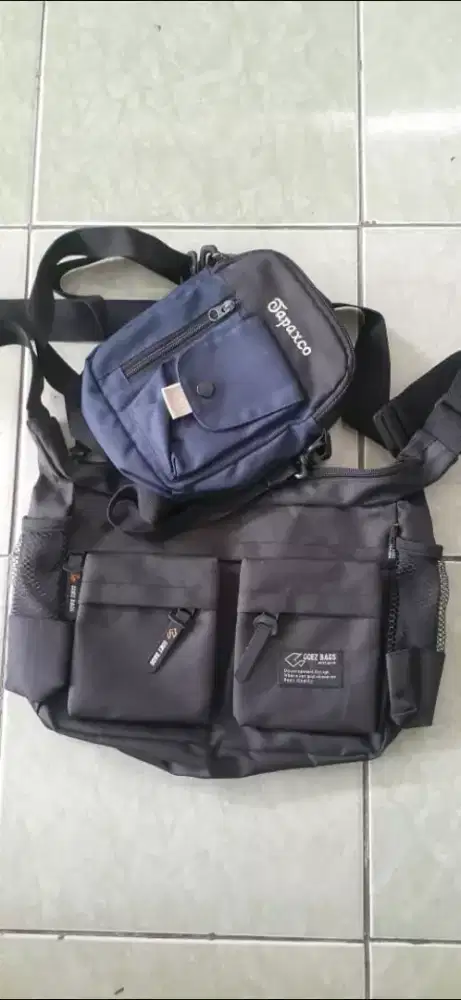 Jual borongan tas slempang slingbag import no eiger