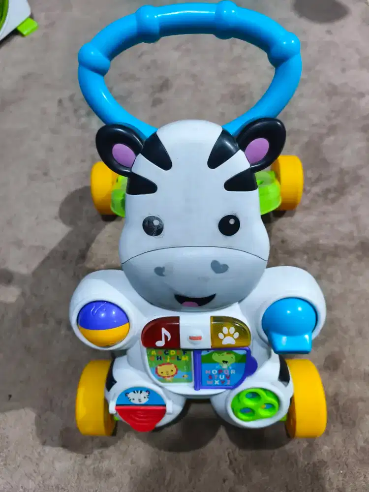 baby walker fisher price zebra