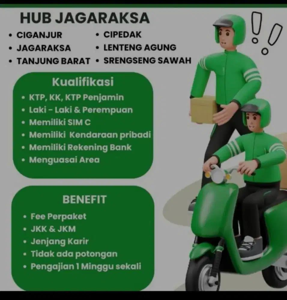 Kurir Motor Paket Tiktok Shop
