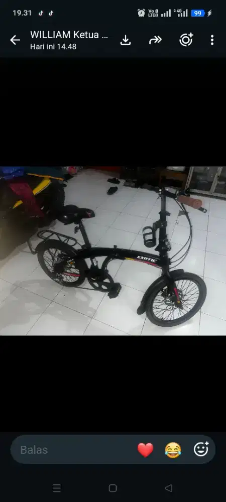 Sepeda lipat ring 20