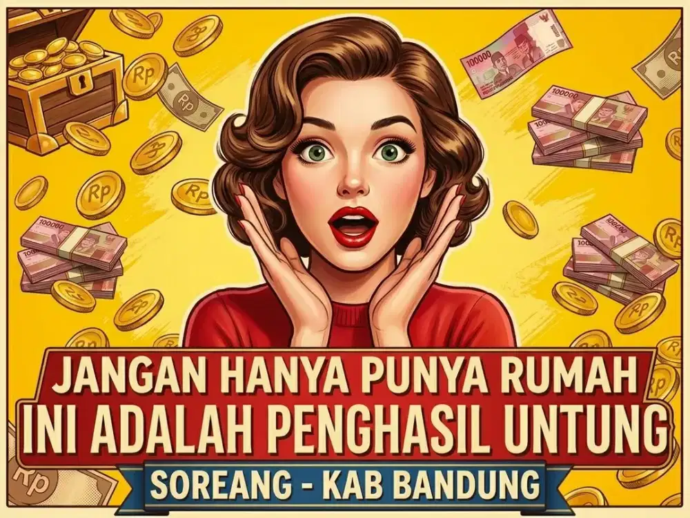 JUAL RUMAH DI SOREANG, GADING TUTUKA, KABUPATEN BANDUNG.