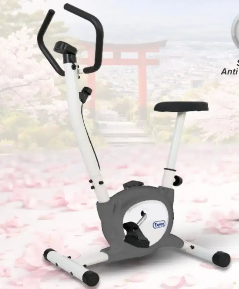 Sepeda Statis TWEN BB380 Abu FOR EXCERCISE