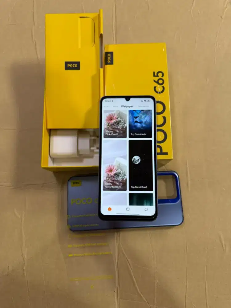 Xiaomi Poco C65 6/128GB 90Hz NFC Fullset Original Bekas Resmi