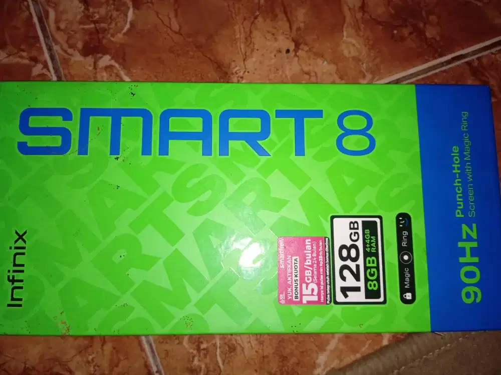 Infinix smart8 128gb Ram4+4gb
