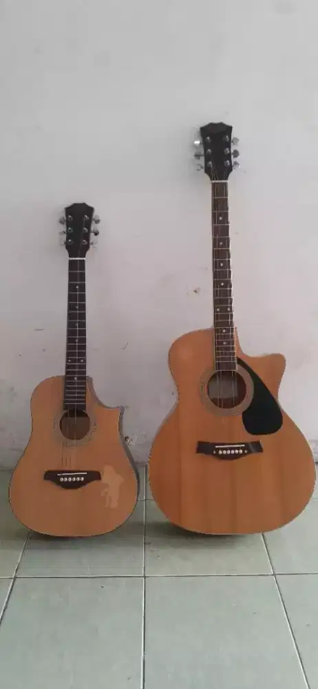 Jual borongan gitar akustik kowe 3/4 dan lesley 4/4 original