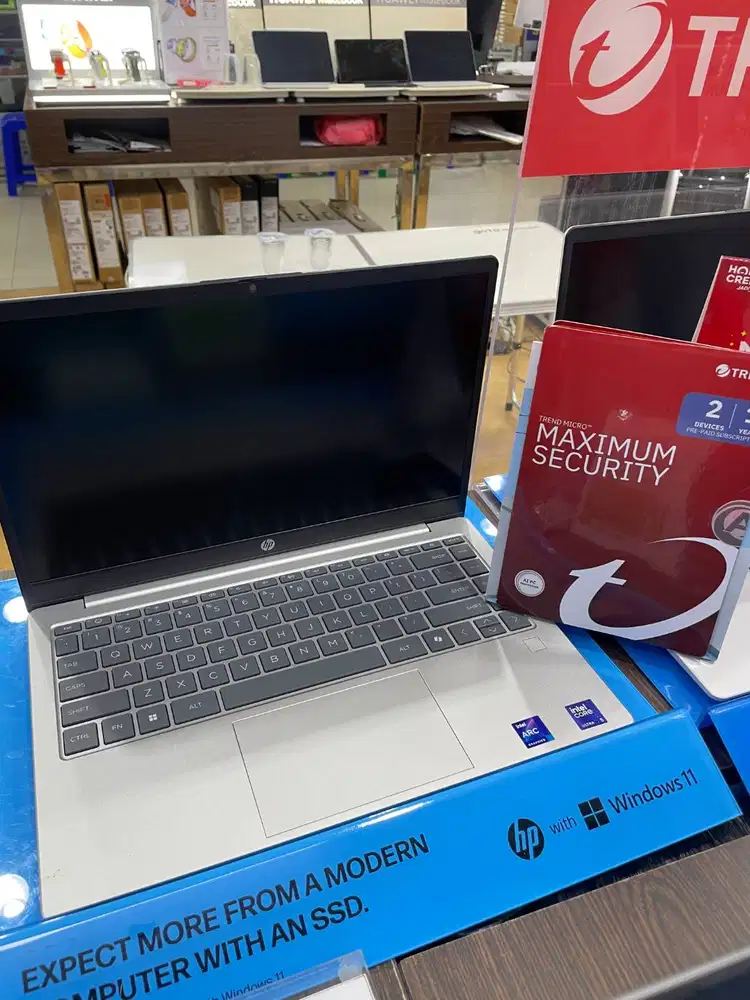 Laptop pelajar mahasiswa HP 14 EP1188TU Intel Core Ultra 5 125H 16/512