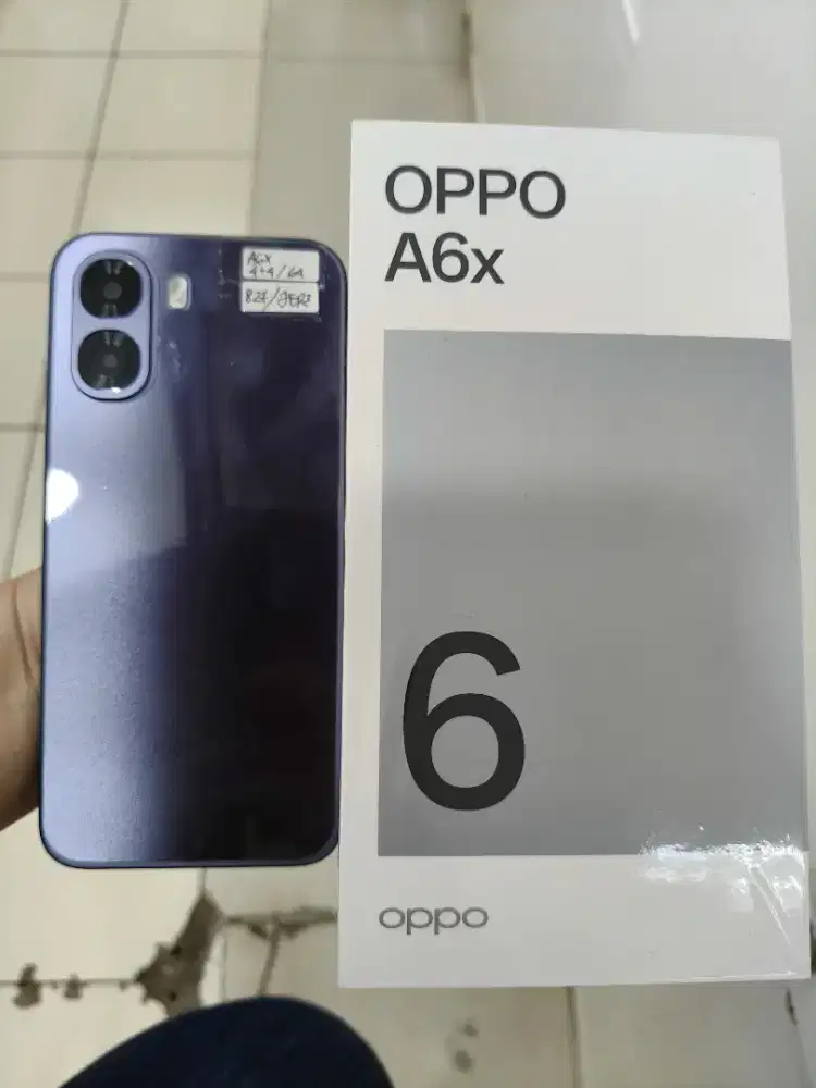 Oppo A6x 4/64 full set garansi