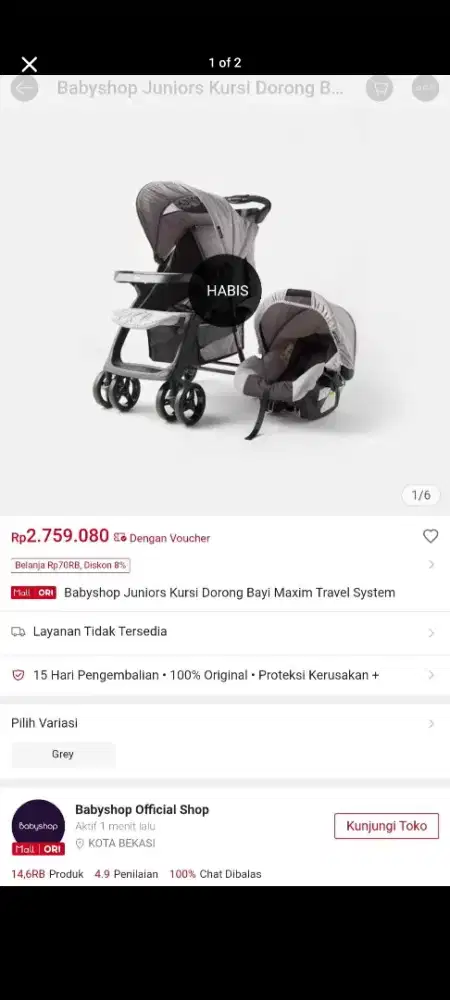 Stroler Juniors Maxim Travel