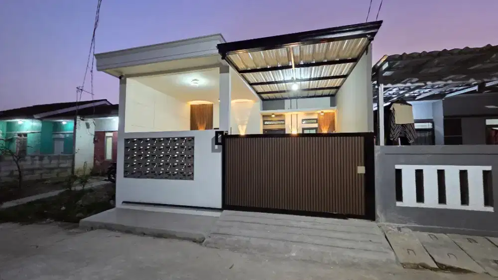 Rumah Cakep Minimalis, Bebas Banjir dan 5 menit ke akses Tol