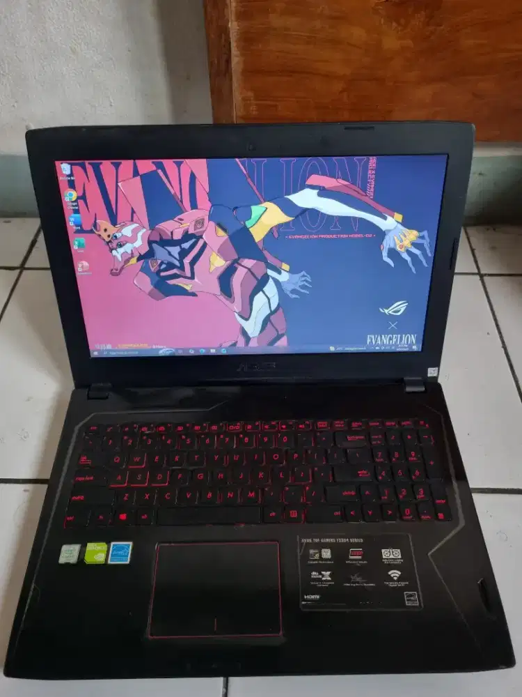 Jual Laptop Gaming ASUS ROG STRIX i7  GTX 1060, RAM 16GB, Baterai baru