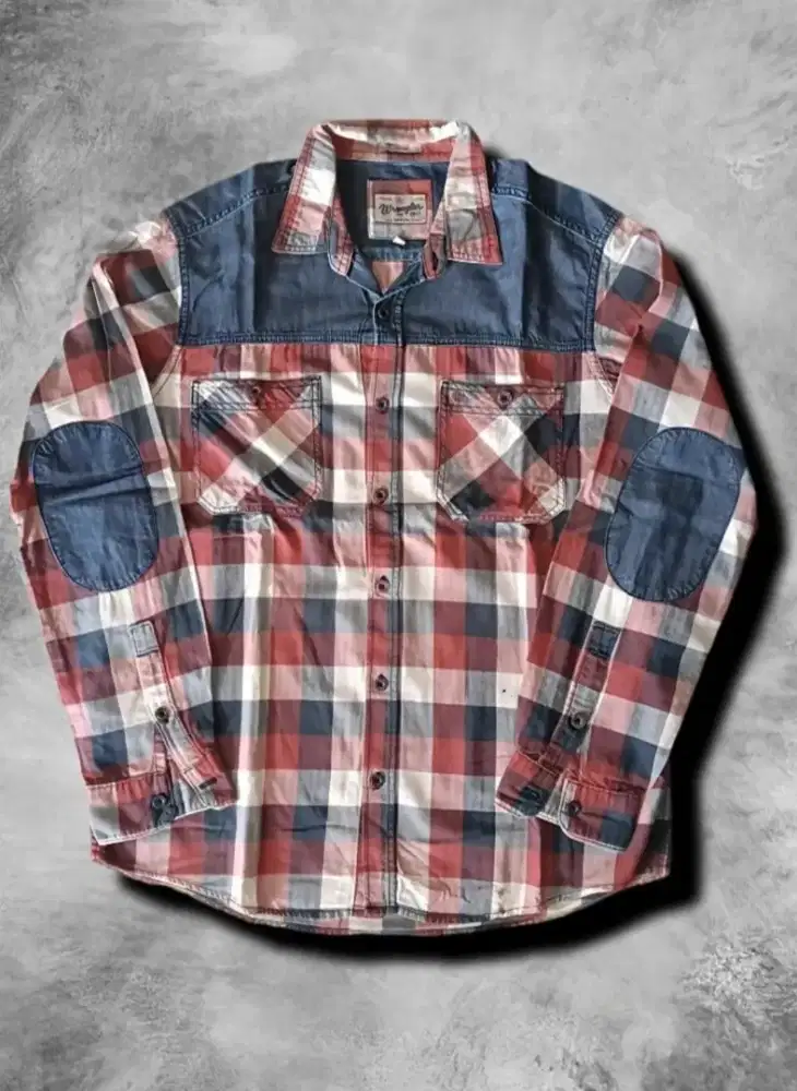WRANGLER Original Kemeja Double Pocket Size L Like New