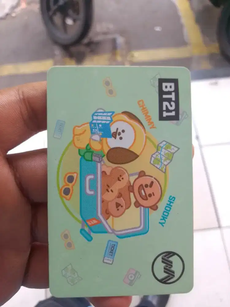 KARTU KMT BT21 CHIMMY SHOOKY LIMITED | SALDO Rp203RB | MULUS