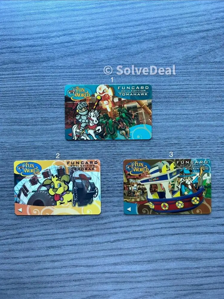 Kartu Fun World Funcard 2011 Edition Original Kartu Koleksi