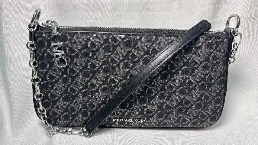 Michael Kors Empire Medium Shoulder Bag | Black
