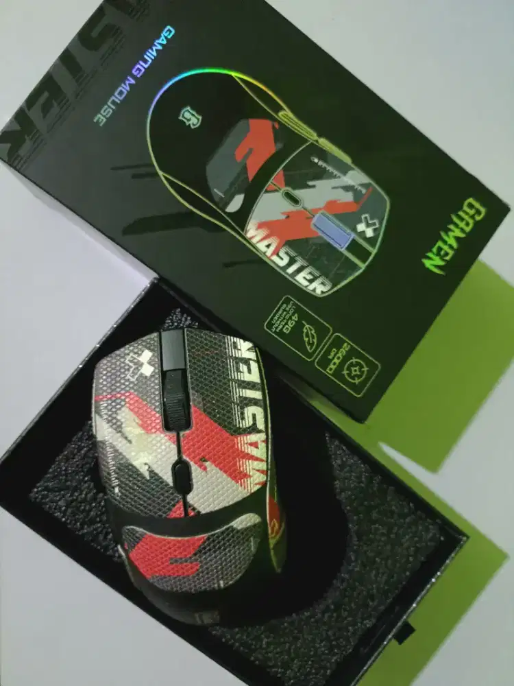 JUAL MOUSE GAMING WIRELESS GAMEN PIXART 3395