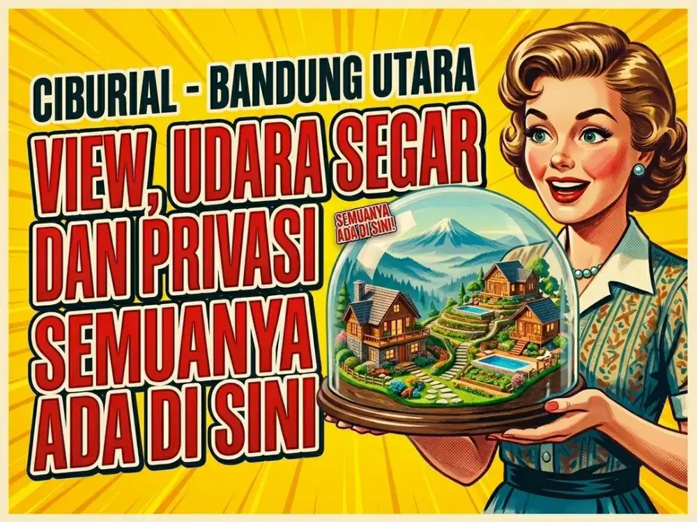 JUAL TANAH DI CIBURIAL, DAGO, BANDUNG UTARA.