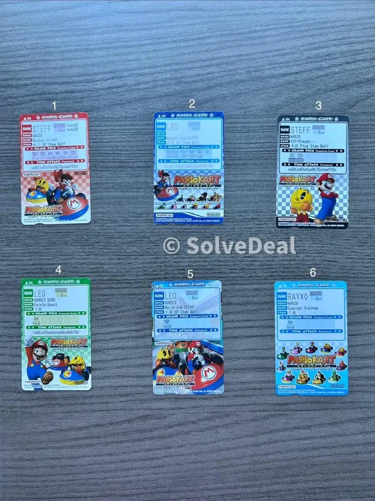 Kartu Mario Kart Arcade GP Original Koleksi Arcade Kartu Permainan