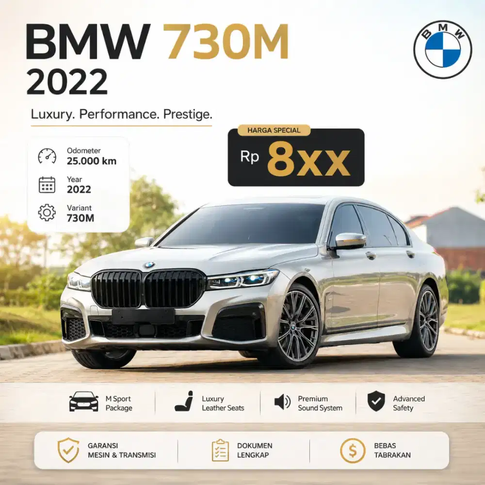 [G12] BMW 730L MSPORT 2022