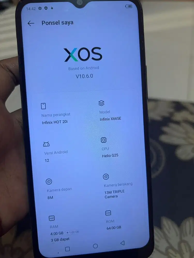 INFINIX HOT 20i 4/64