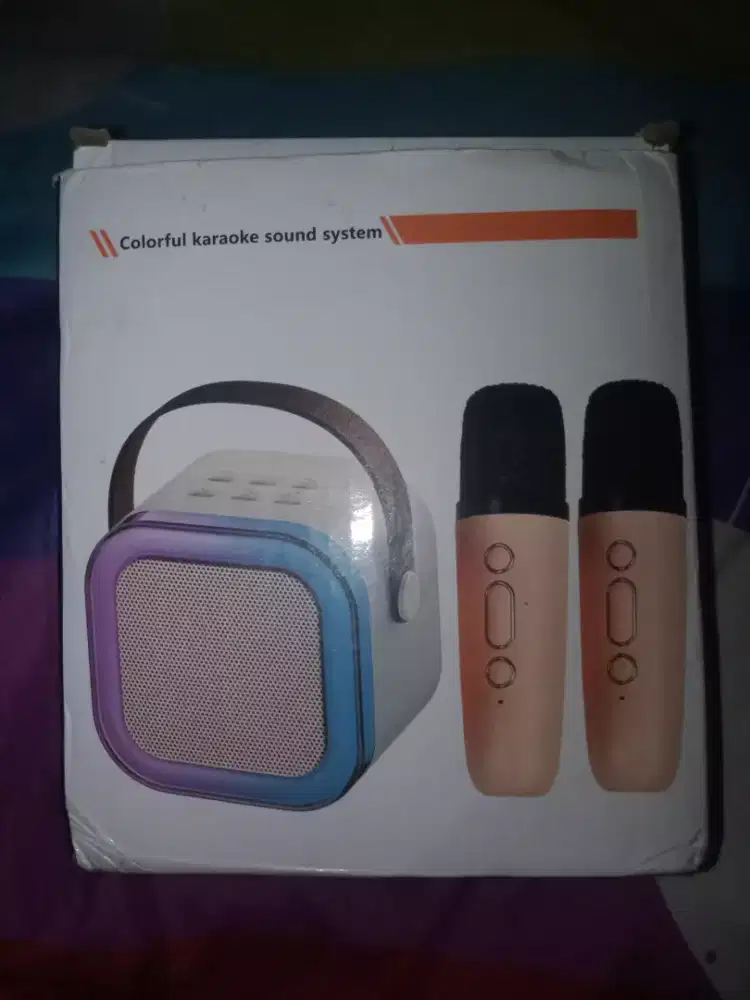 WIRELESS KARAOKE SPAKER BARANG SESUAI GAMBAR DAN WARNA PINK