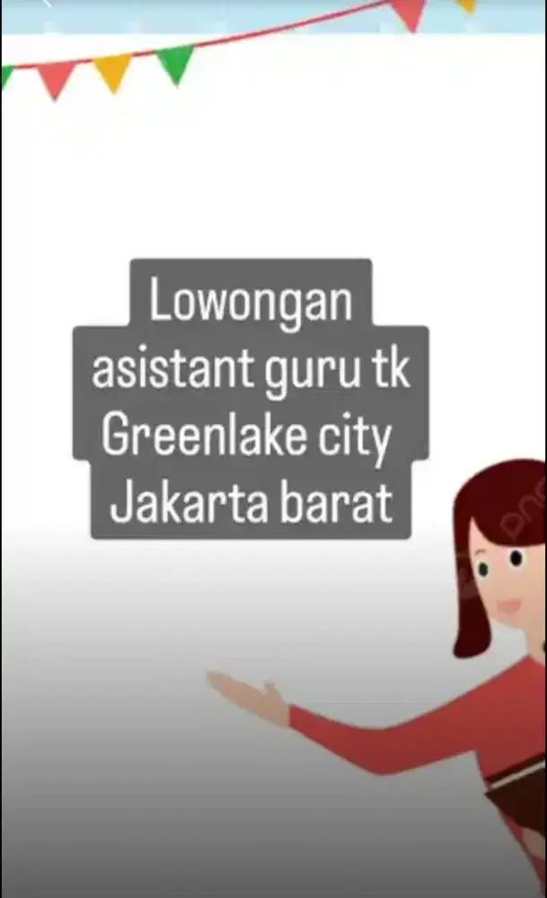 Dibutuhkan guru untuk sekolah tk