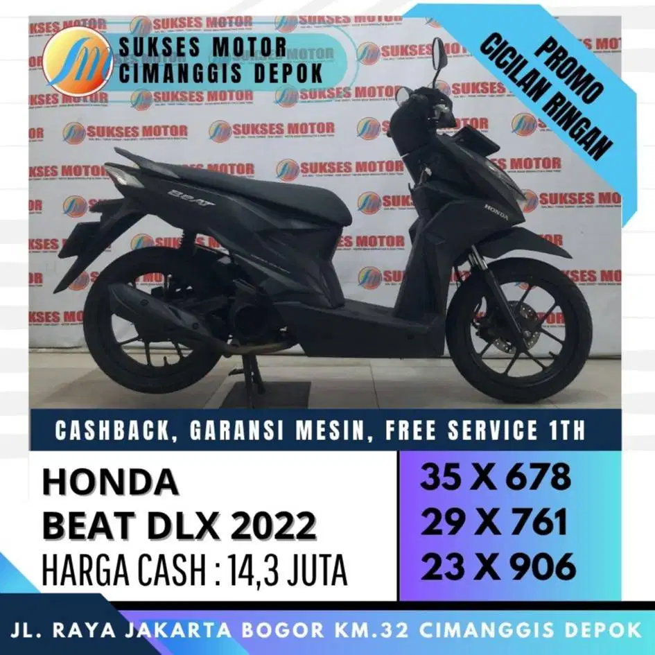 DP 950 BEAT DELUXE 2022 SPESIAL PROMO CASH/KREDIT SYARAT KTP KK