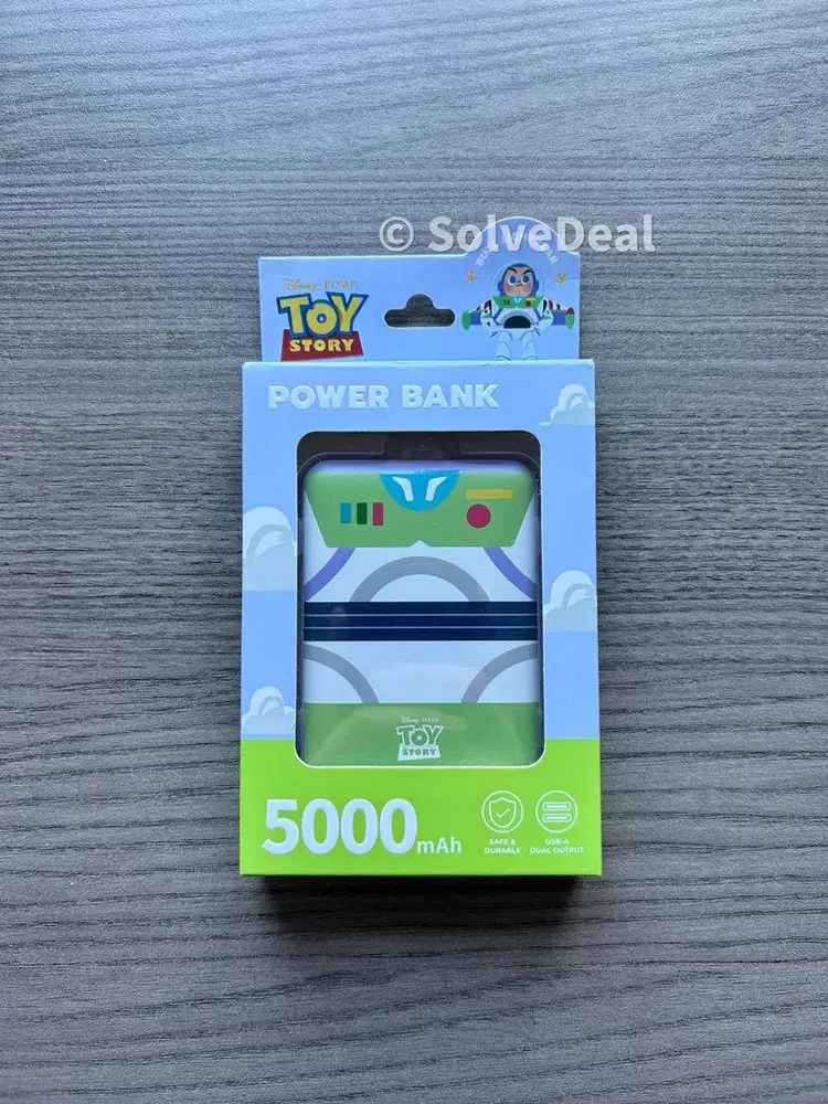 Power Bank Toy Story Buzz Lightyear 5000mah Portable Charger