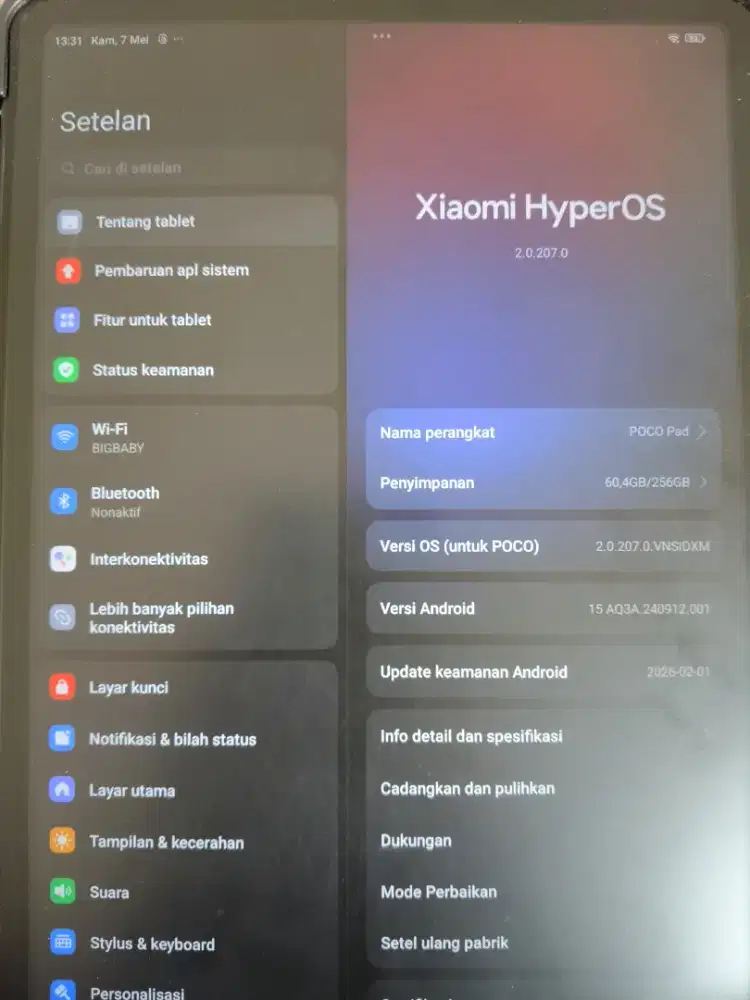 Poco pad 8/256 Snapdragon 7s gen2