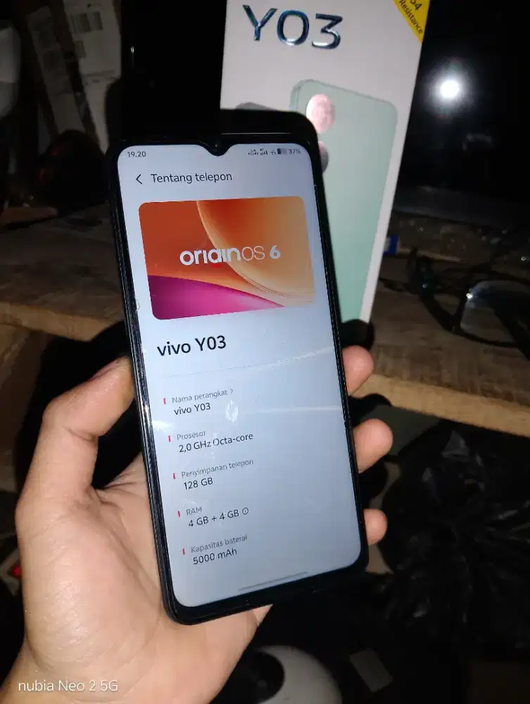 VIVO Y03 4+4gb/128gb Fullset mulus normal