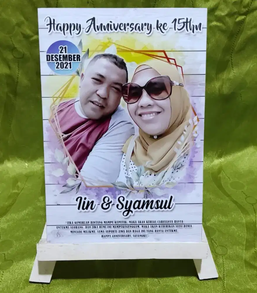 Poto custom papan mdf