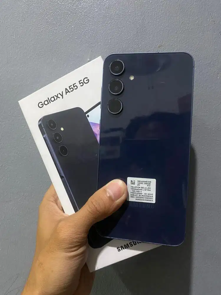 samsung A55 5G 12/256gb awesome navy resmi sein