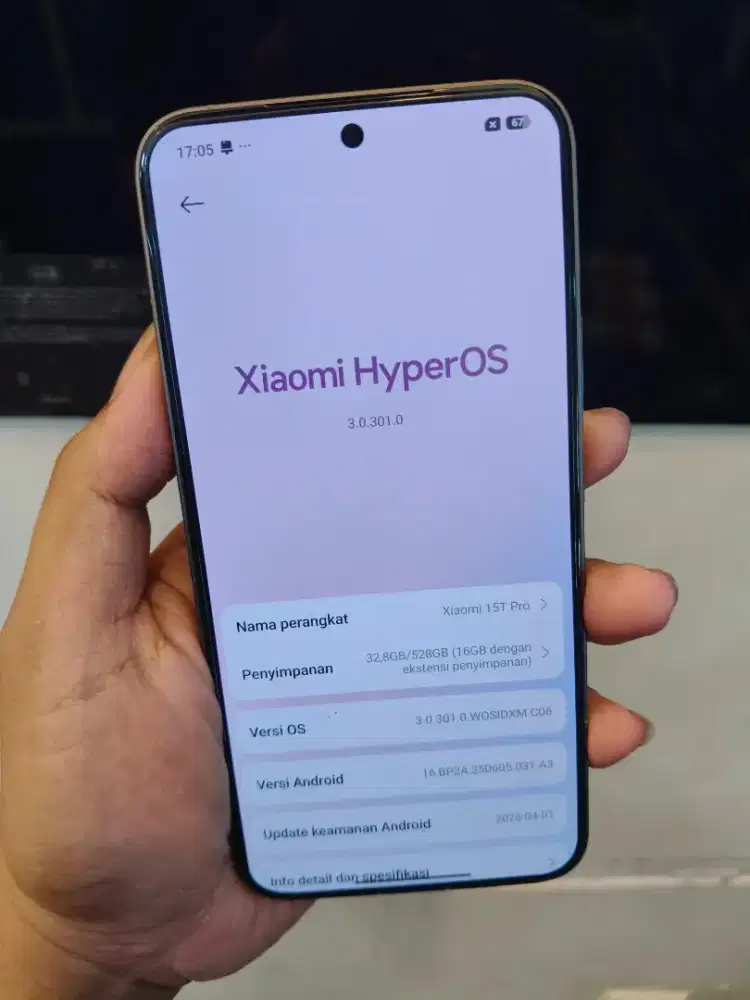 Xiaomi 15T pro 12/512 pembelian Oktober