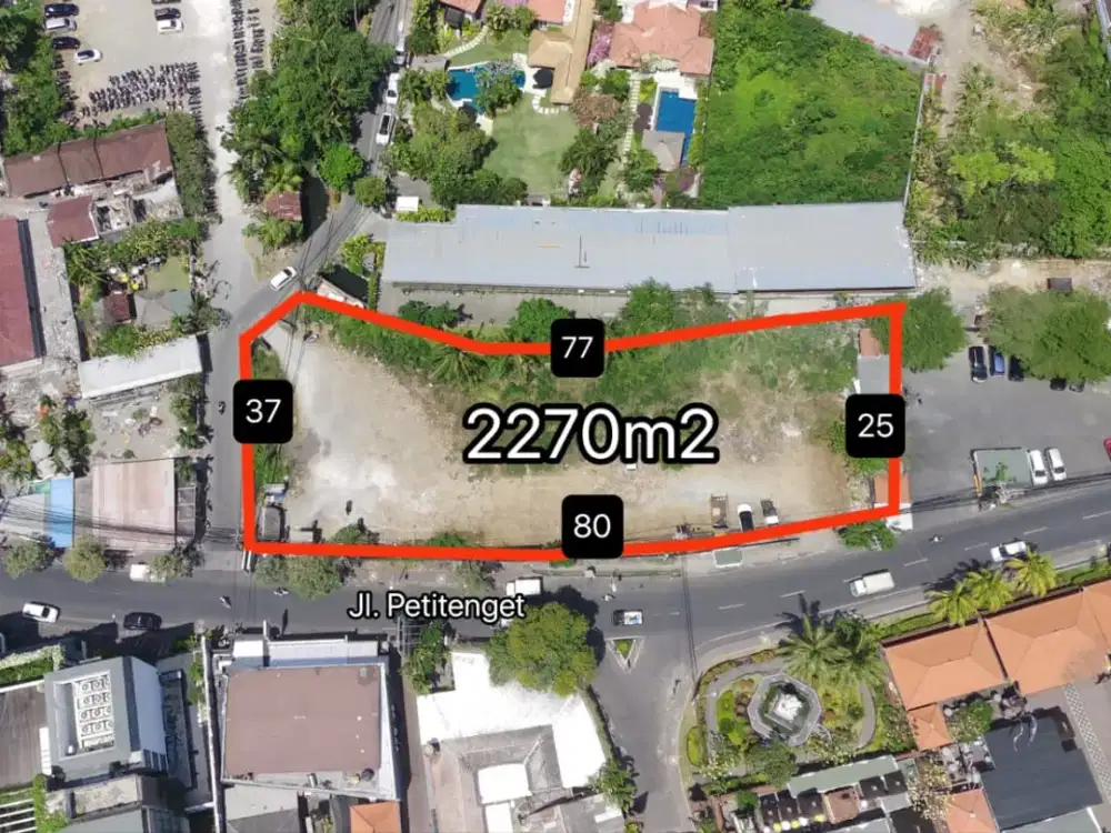 di jual tanah dekat dengan pantai petitenget bali dan canggu