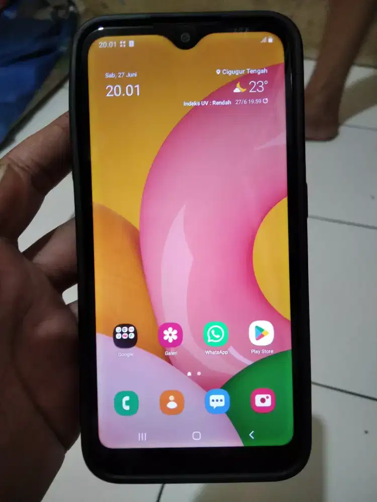 Samsung galaxy A01 4G 2/16 layar 5.7 inchi mulus