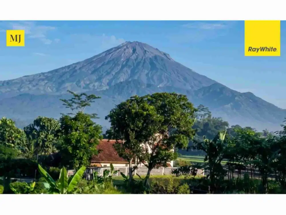 dijual villa furnish view pegunungan magelang utara jateng.