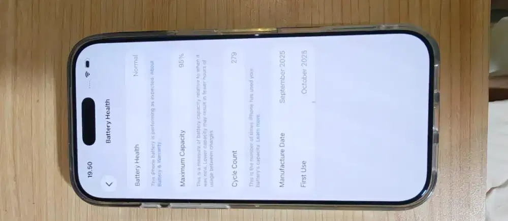 IPHONE 17 PRO BIRU NO DUS