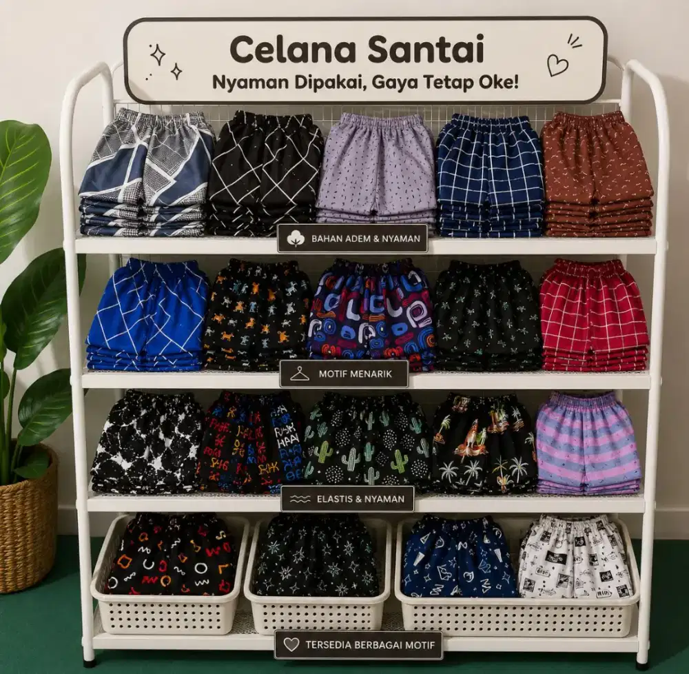 Celana boxer santai
