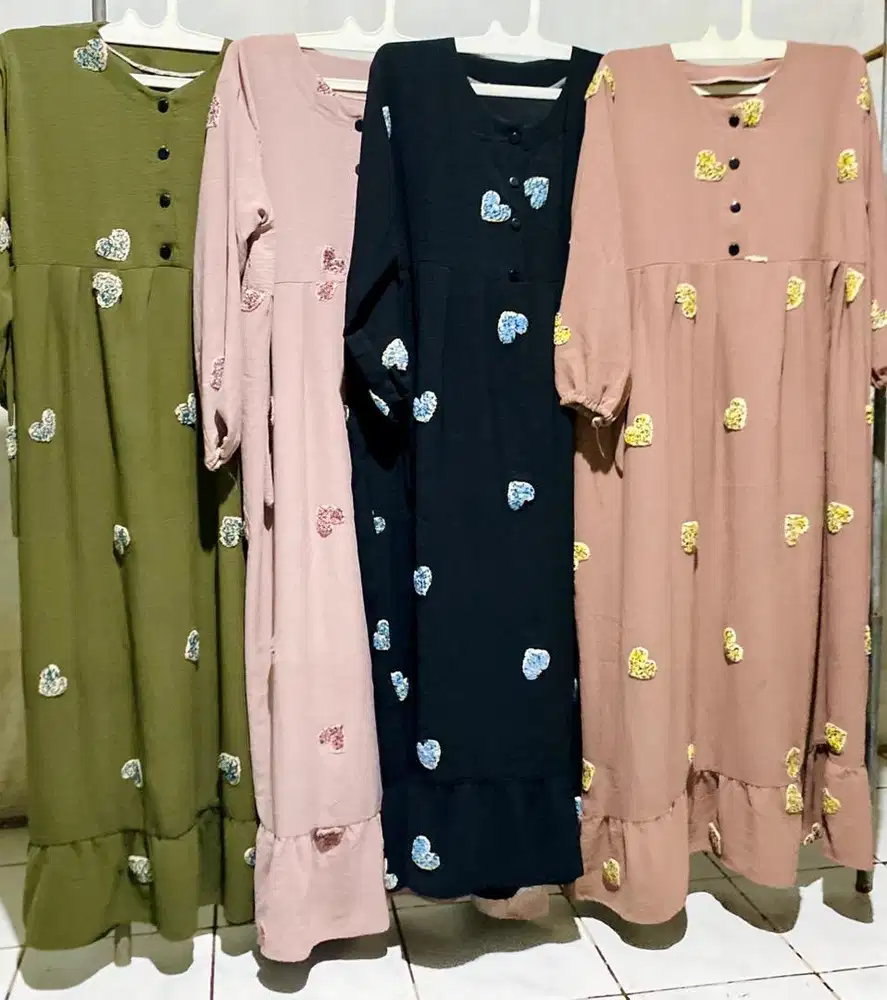 Gamis PomPom || Gamis Crinckle || Gamis Motif
