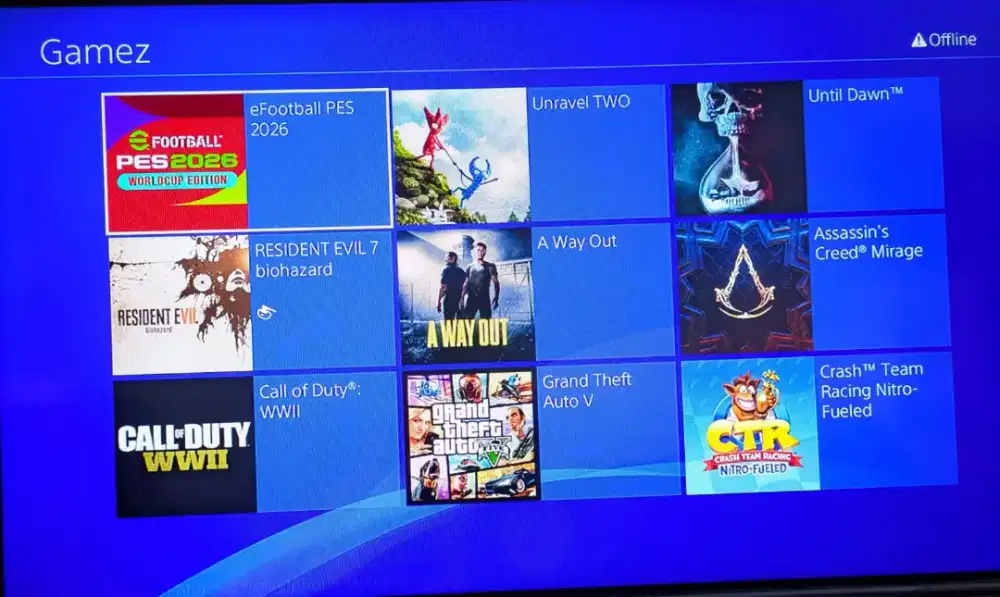 Ps4 Fat Hen12 1TB Autohen klik 5detik langsung main