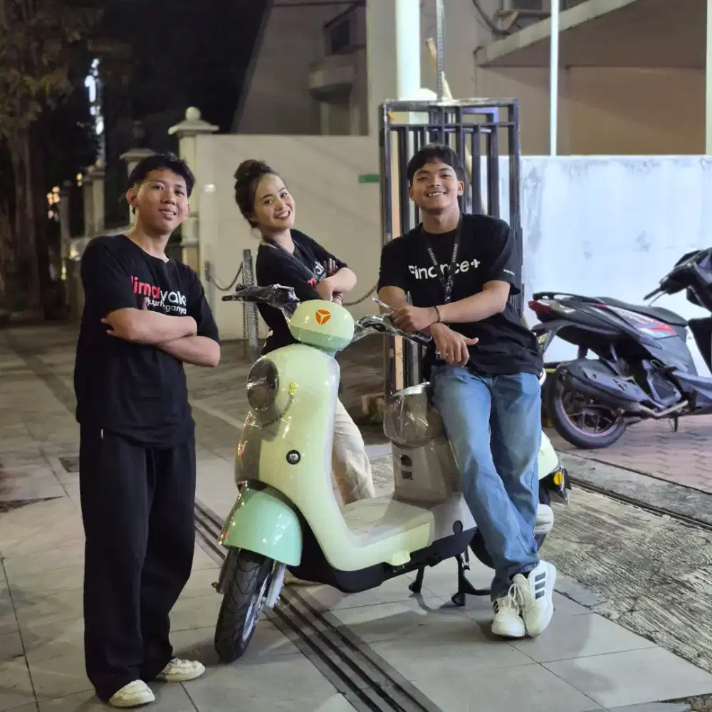 SEPEDA LISTRIK KREDIT TAHAN AIR