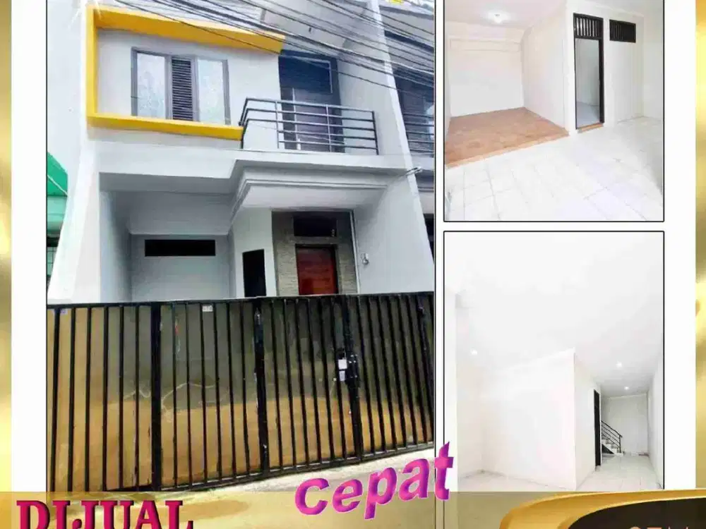 DIJUAL RUMAH 2  1/2 LANTAI DI TANJUNG DUREN JAKARTA BARAT
